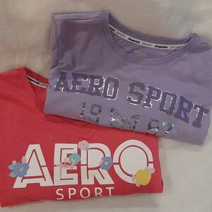 Aero Sport Purple and Red T-Shirts